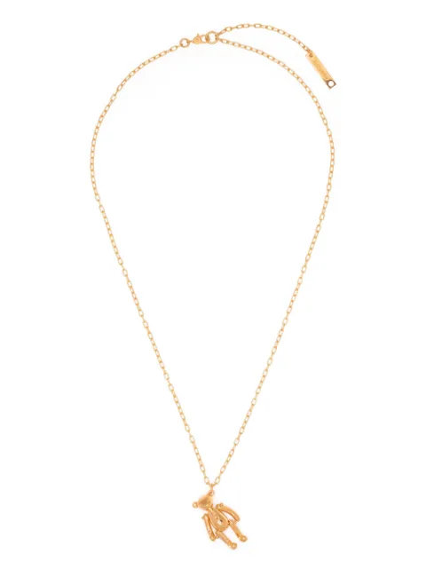 AMBUSH teddy bear charm necklace 