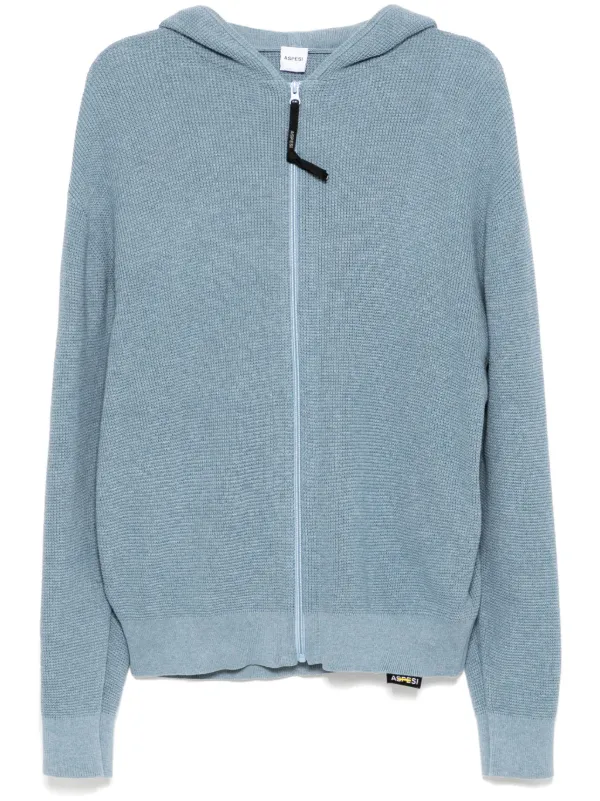 ASPESI Gestrickte Jacke Blau FARFETCH DE