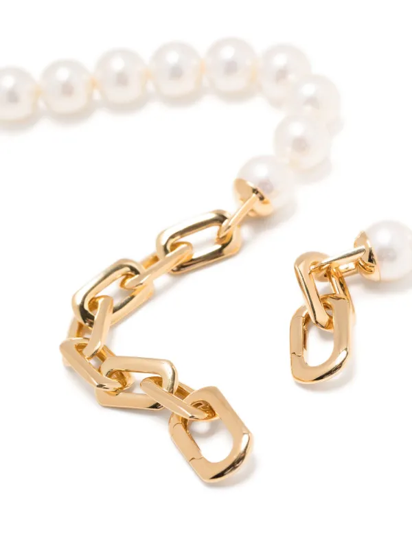 AMBUSH パール チェーンネックレス | ホワイト | FARFETCH JP