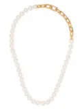 AMBUSH pearl chain detail necklace - White