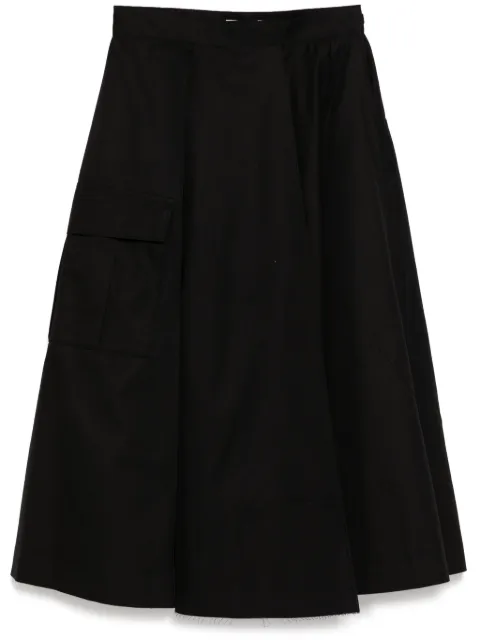 Undercover falda a capas con diseño plisado