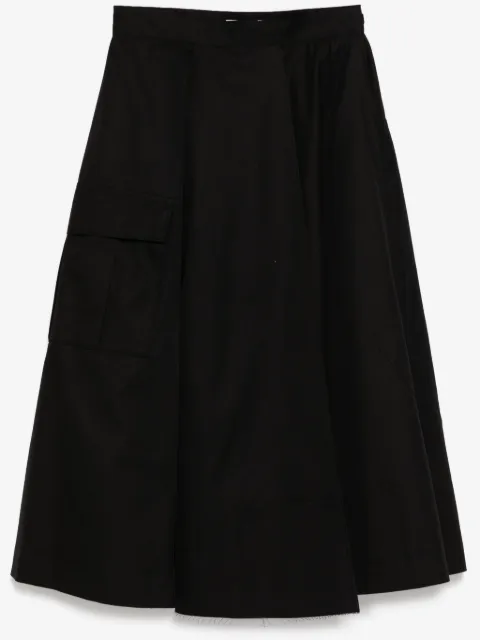 Undercover layered pleated skirt