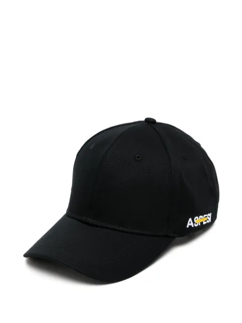 ASPESI logo print cotton hat