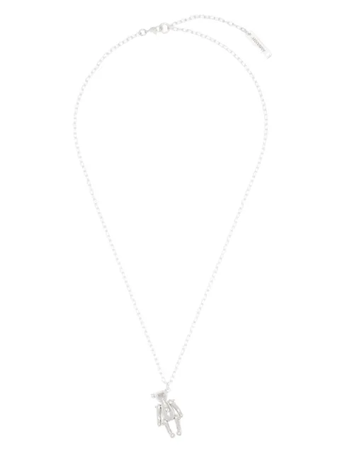 AMBUSH teddy-bear charm necklace