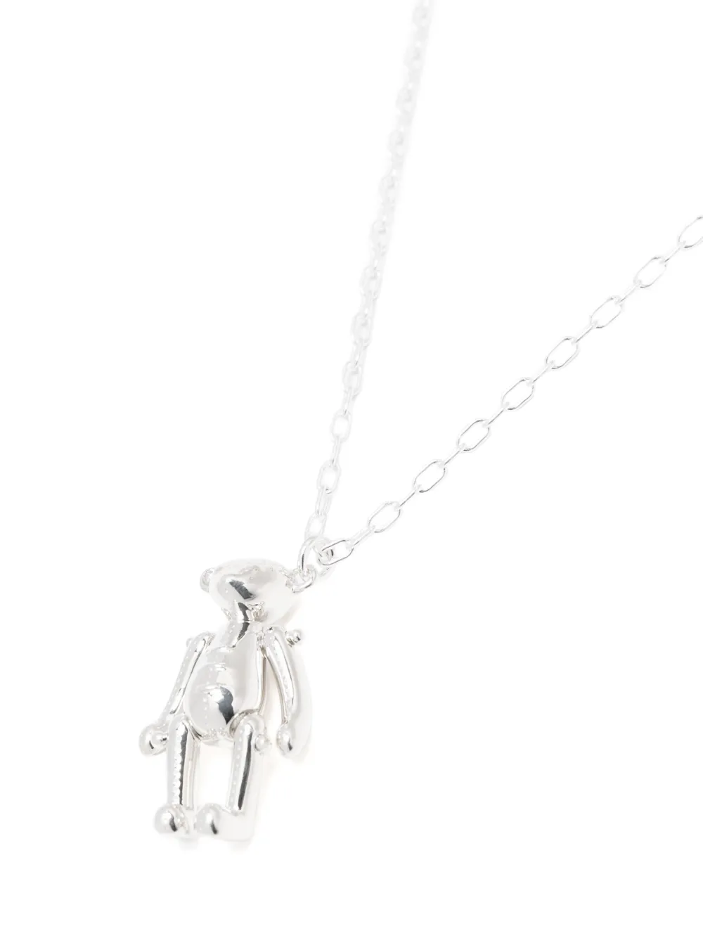 【AMBUSH】Teddy bear Charm Necklace/追跡+関税+全国送料込み AMBUSH teddy-bear Charm Necklace | Silver | FARFETCH JO