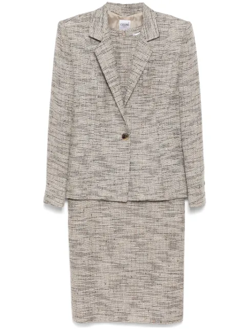 Céline Pre-Owned 1990-2000s setup suit jacket sleeveless dress