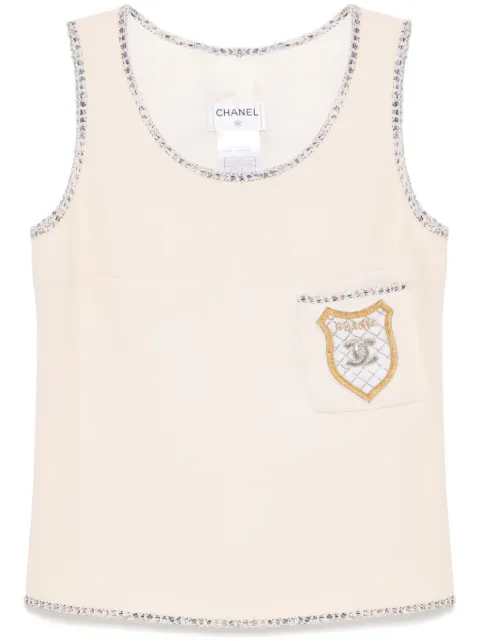 CHANEL Pre-Owned 2005 sleeveless top