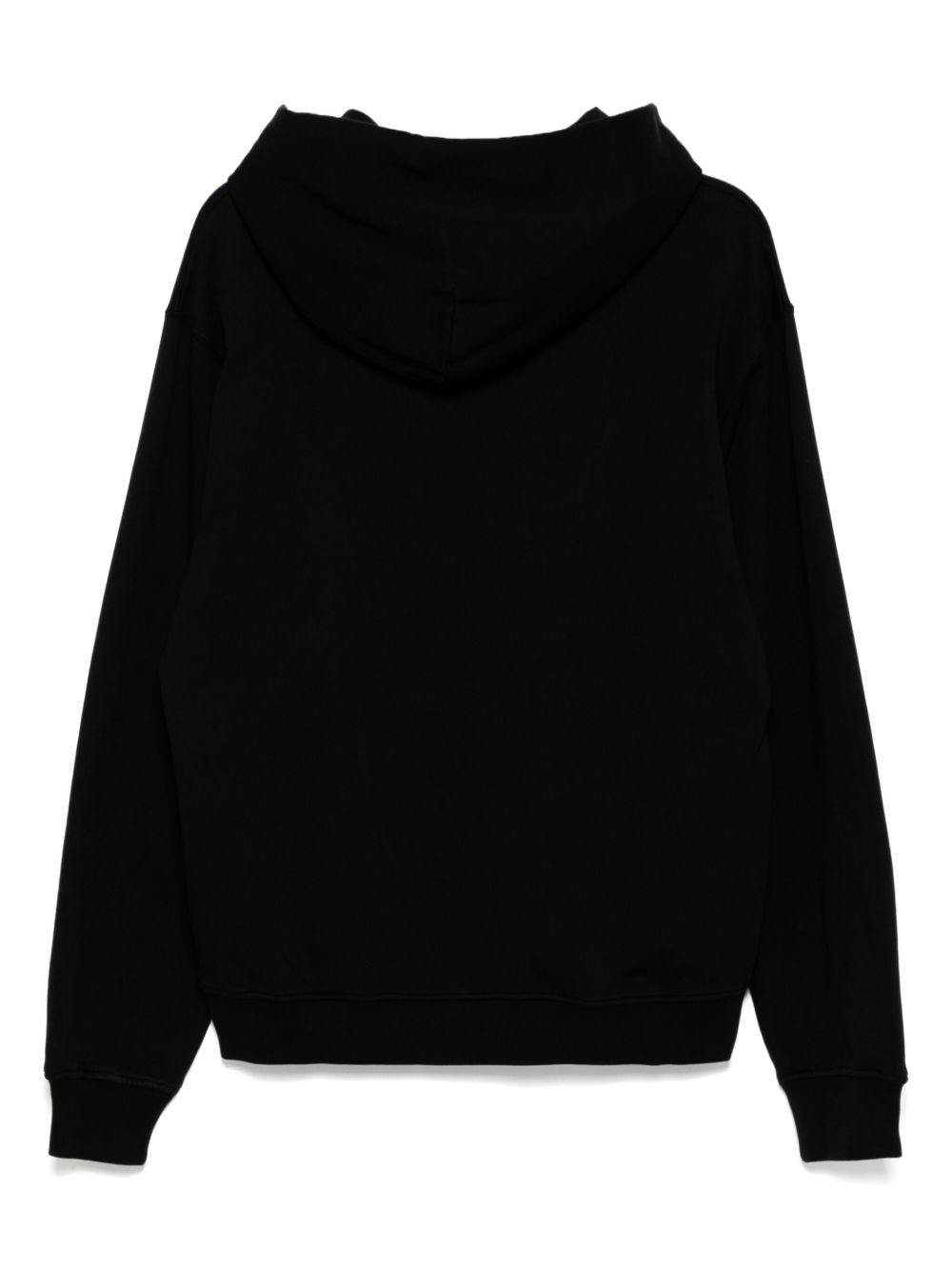 ASPESI Hoodie met logoprint - Zwart