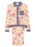 Christian Dior Pre-Owned 2005 printed ensemble - Pink