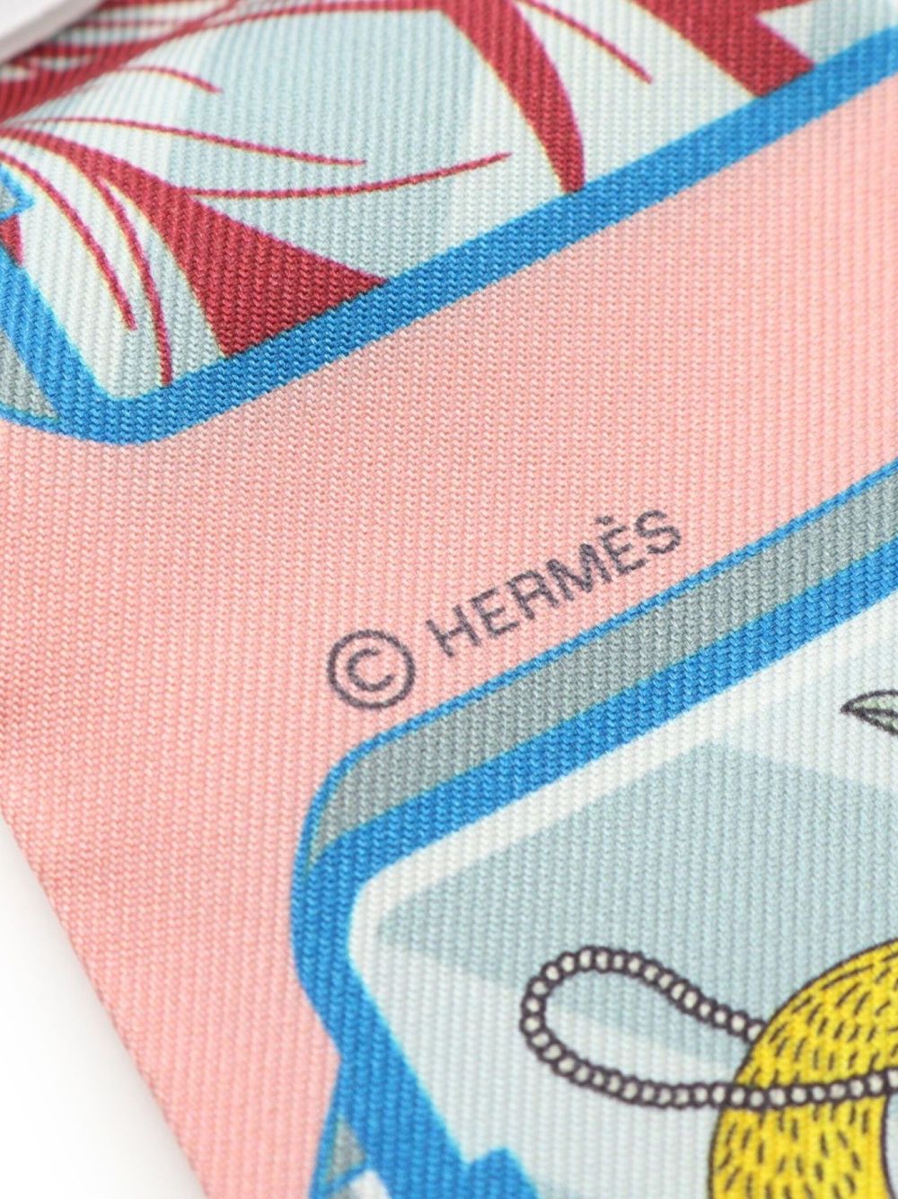 Hermès Pre-Owned 2020s Story twilly sjaal - Roze