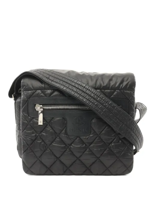 Petit sacoche à matelassage losanges (2013-2014) - CHANEL Pre-Owned - Modalova
