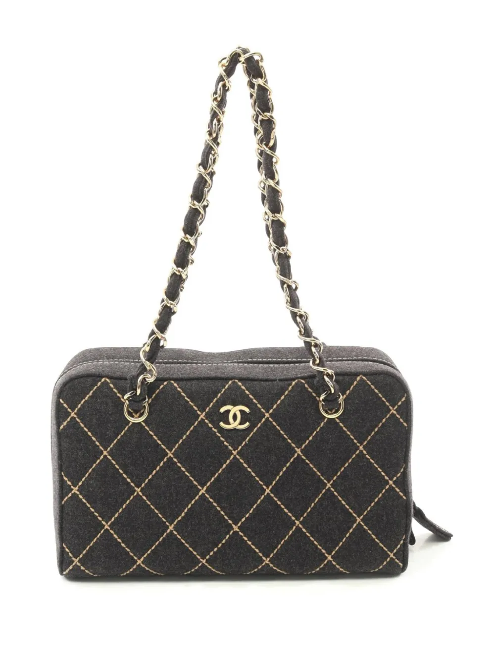 CHANEL 2003-2004 WILD STITCH SHOULDER BAG