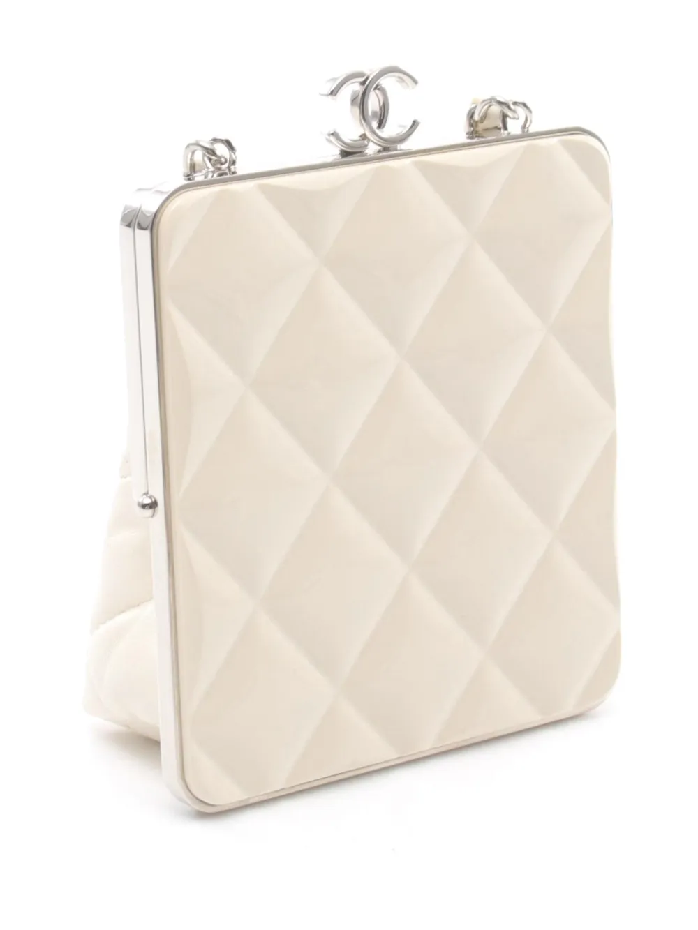 CHANEL Pre-Owned 2021-2022 gewatteerde schoudertas - Beige