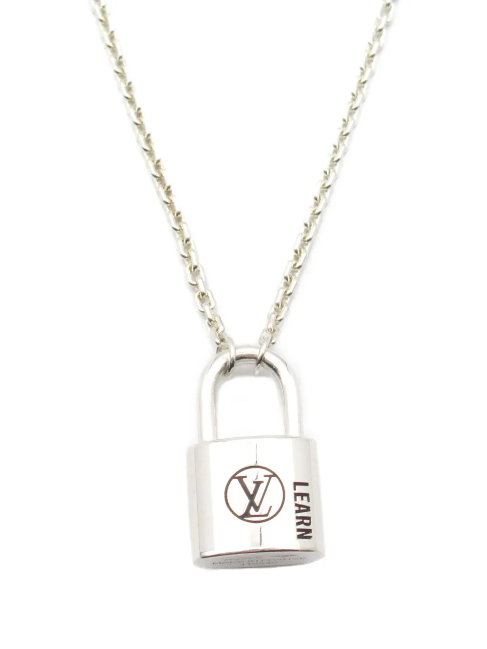 LOUIS VUITTON 2004 LOCKIT LEARN NECKLACE