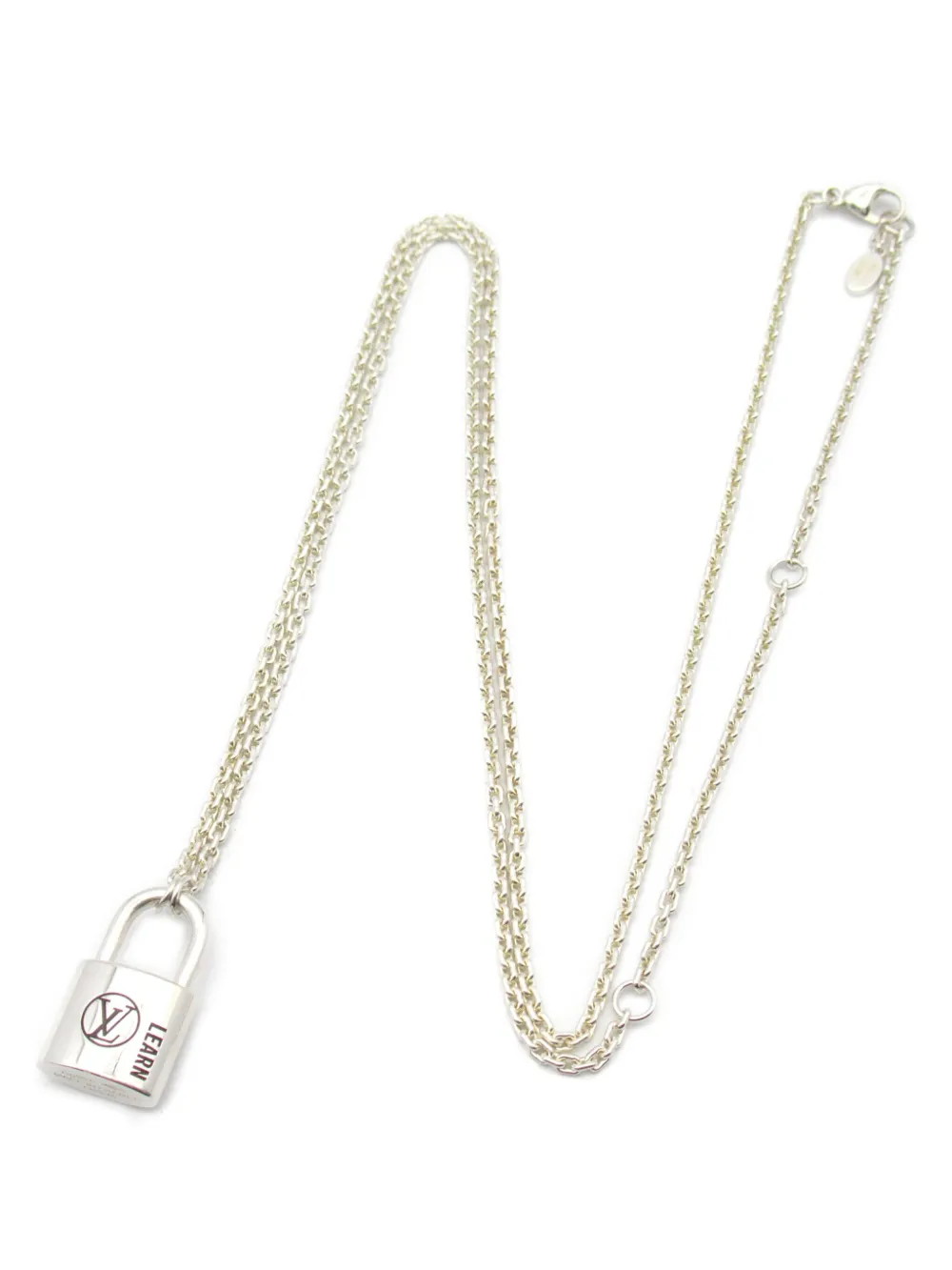 LOUIS VUITTON 2004 LOCKIT LEARN NECKLACE