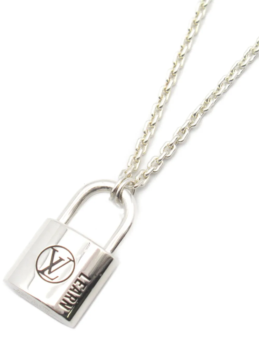 LOUIS VUITTON 2004 LOCKIT LEARN NECKLACE