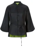 Shanghai Tang x Chen Man silk jacket - Black
