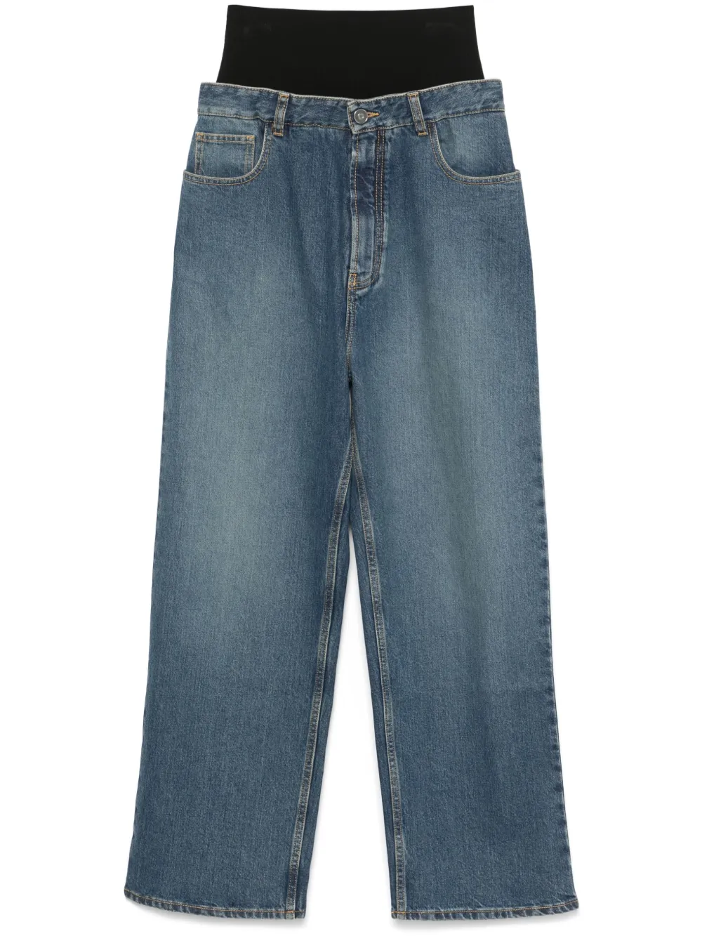 Alaïa jean à coupe fuselée | bleu | Image 1