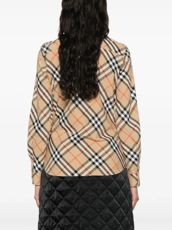 NWT Burberry Brit Jamie Check Cotton Flannel Sport Shirt