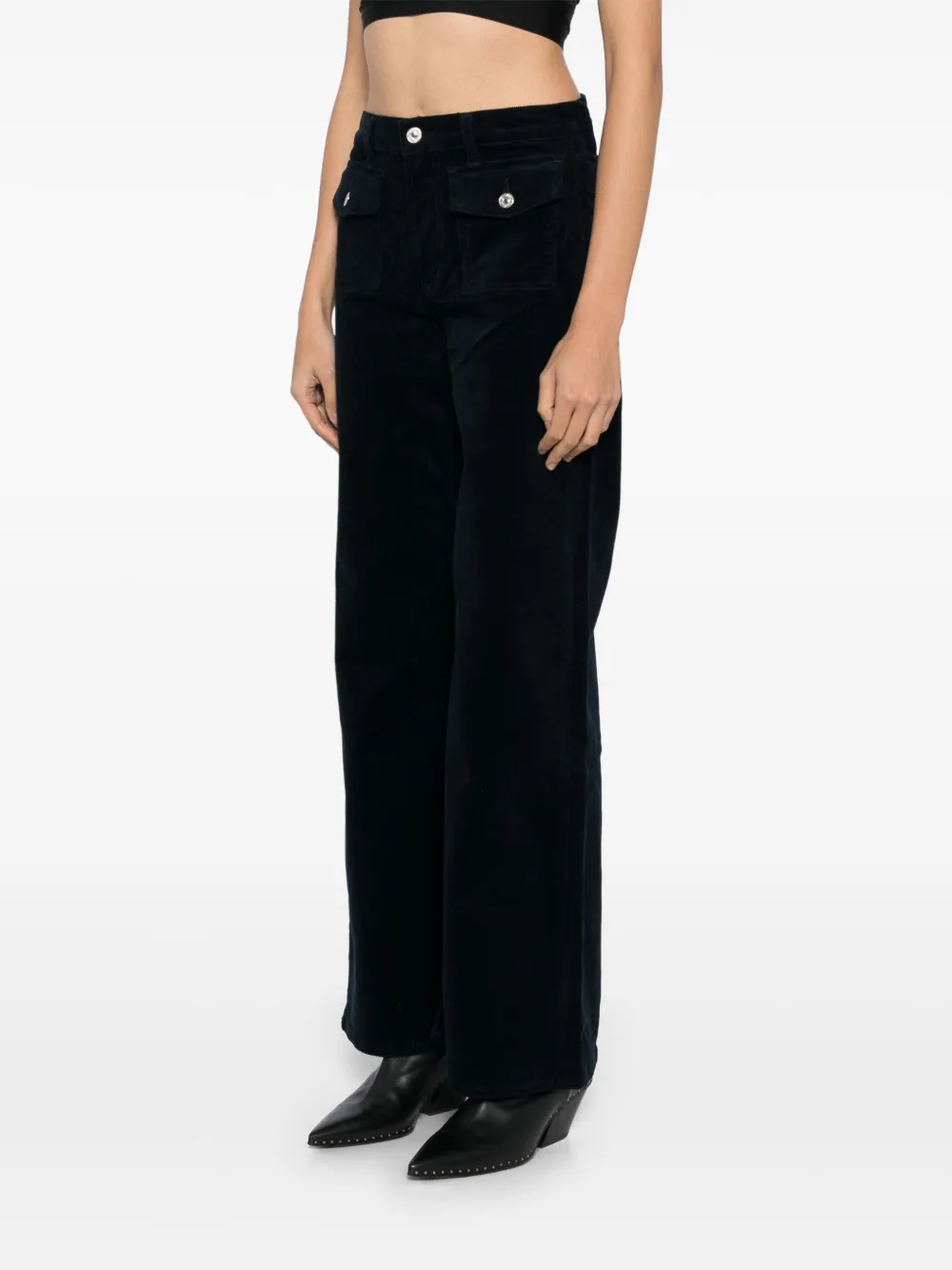 Citizens of Humanity Raven broek met wijde pijpen Blauw