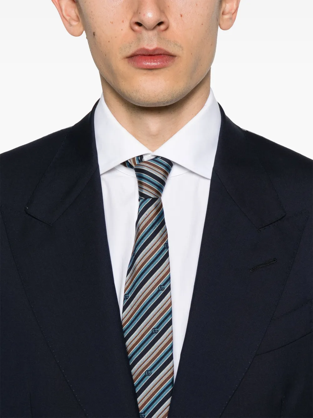 TOM FORD Pak met enkele rij knopen Blauw