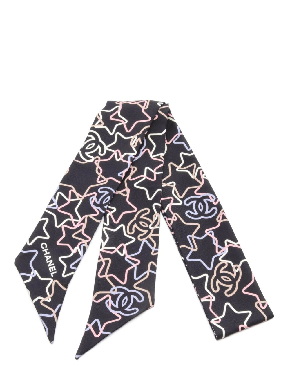 1986-1988 star-print scarf