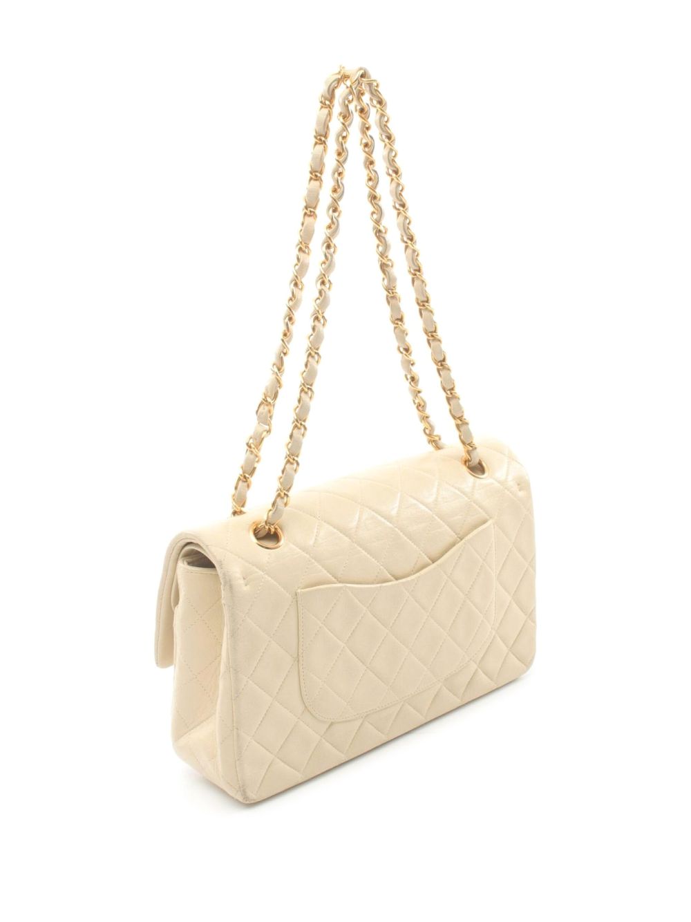 CHANEL Pre-Owned 1994-1996 Double Flap shoulder bag - Beige