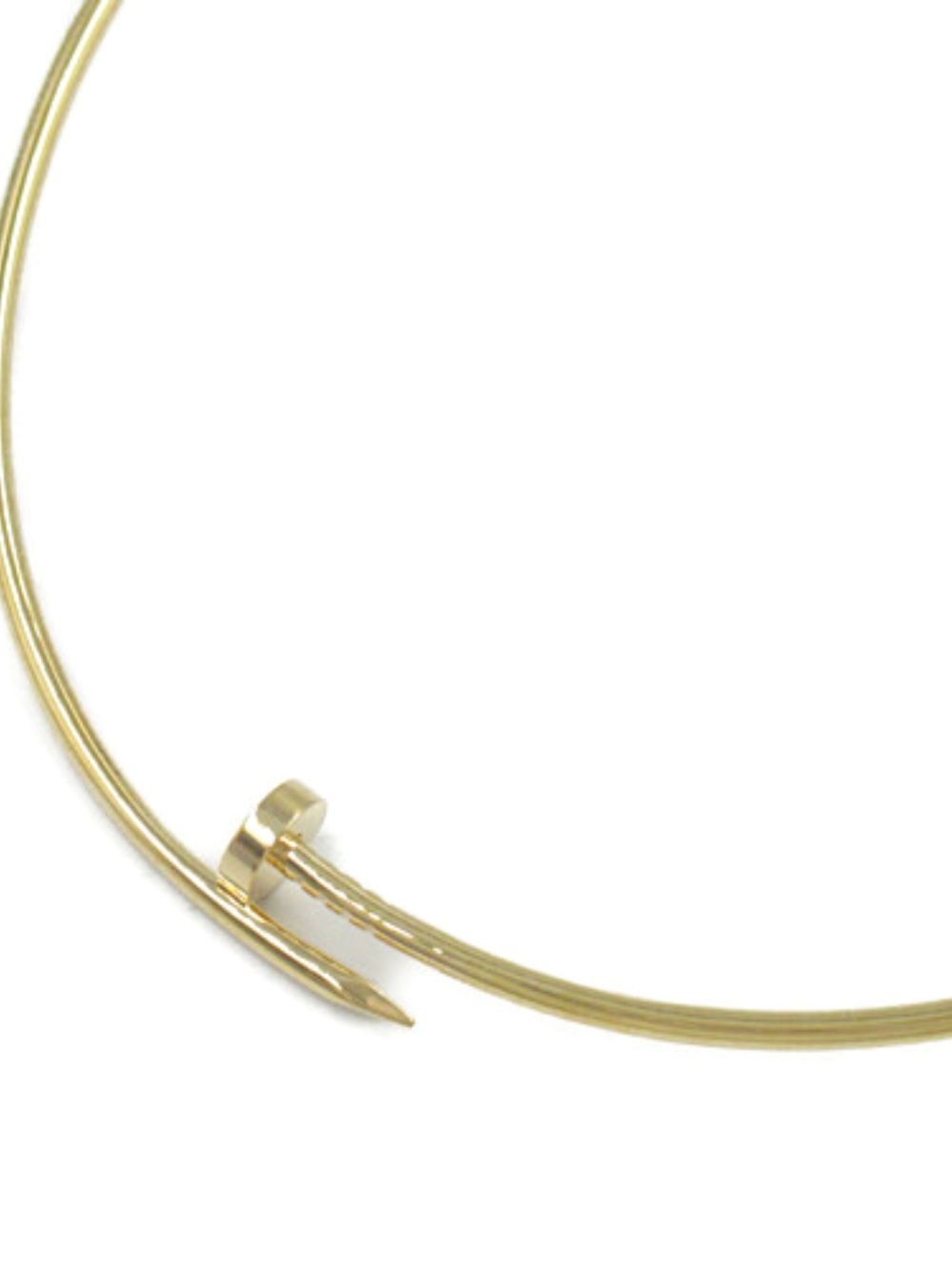 Cartier 2010s pre-owned 18kt yellow gold Juste Un Clou necklace - Goud