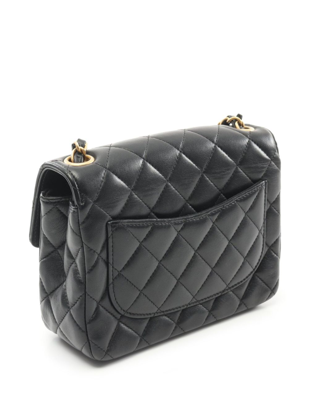 CHANEL Pre-Owned 2021 Mini Classic Flap schoudertas - Zwart