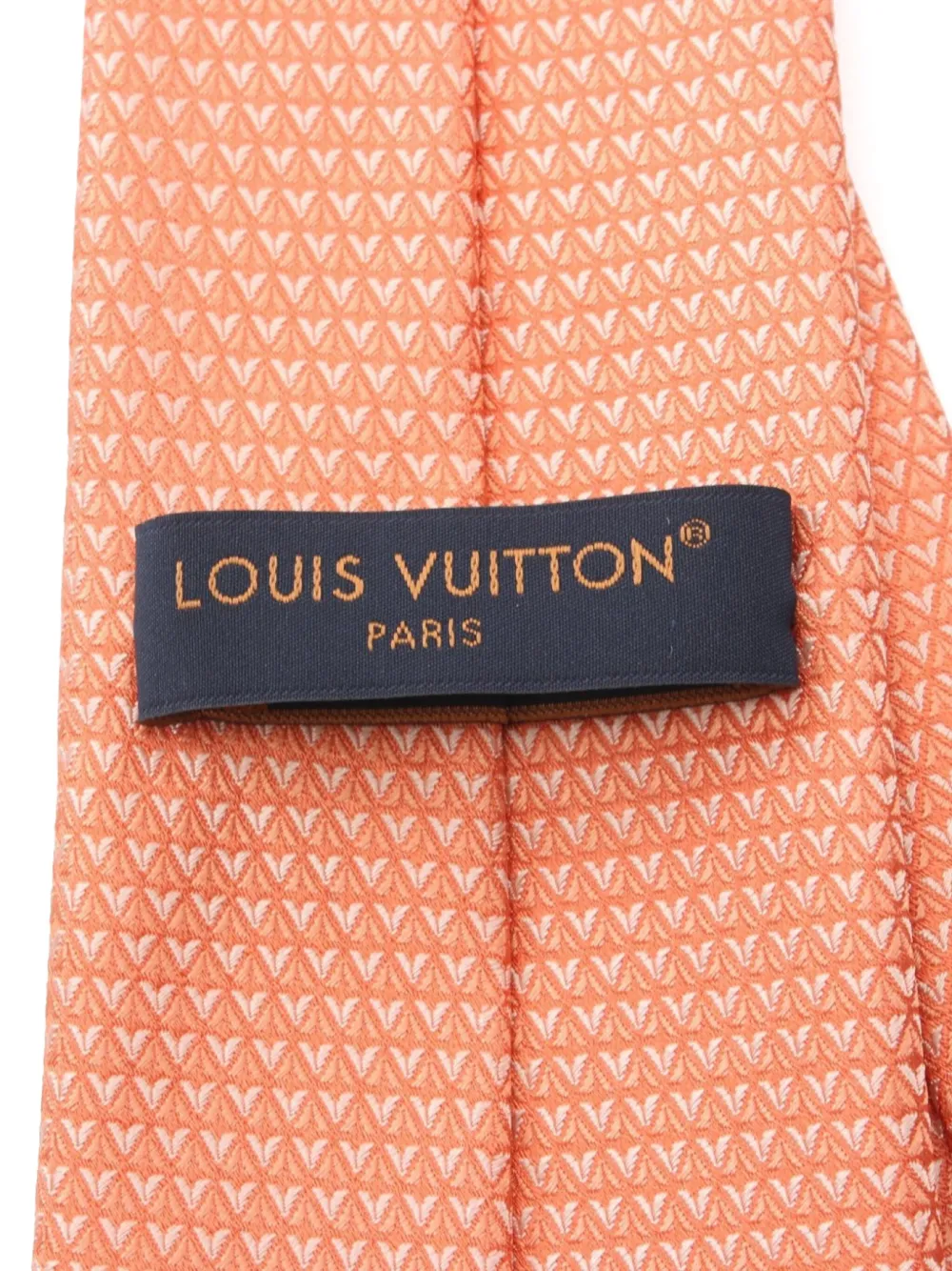 LOUIS VUITTON 1997 LV-JACQUARD TIE