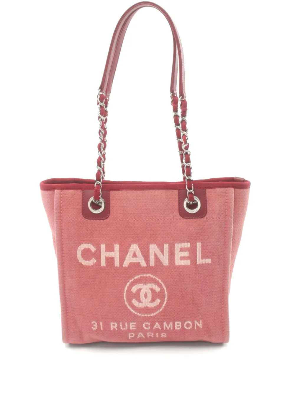 CHANEL 2011 DEAUVILLE PM TOTE BAG