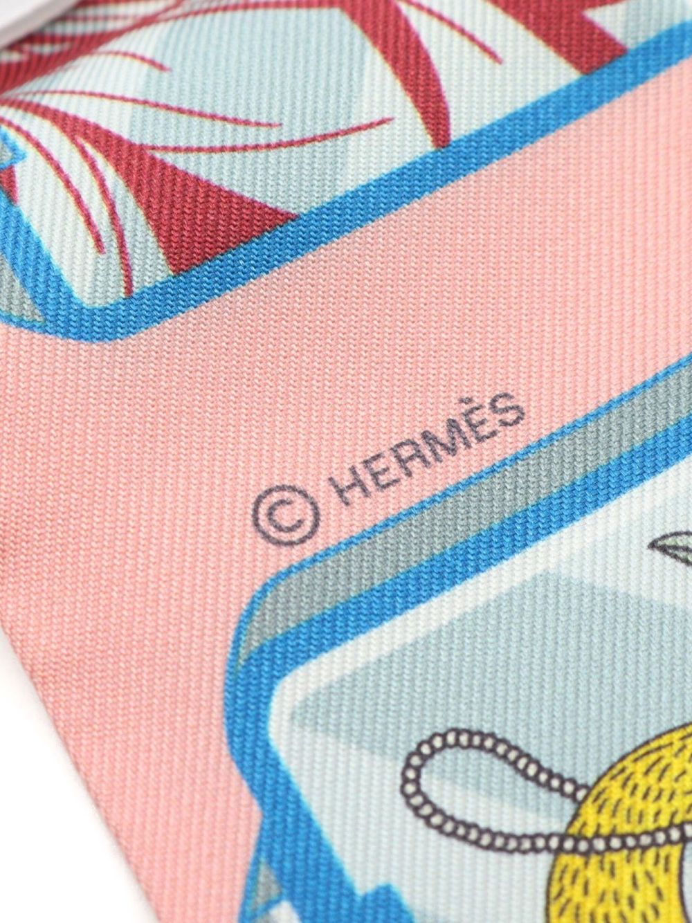 Hermès Pre-Owned 2020s Story twilly - Roze