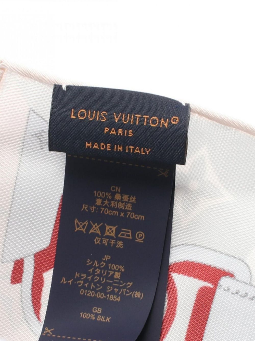 Louis Vuitton Pre-Owned 2010s Rising Confidential 70 scarf - White