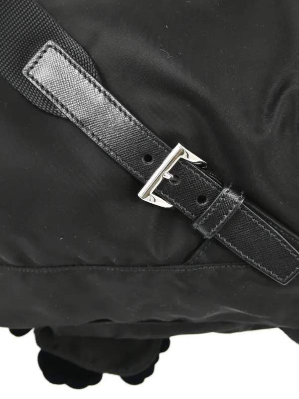 Prada Pre-Owned 2010s スパンコール バックパック | ブラック