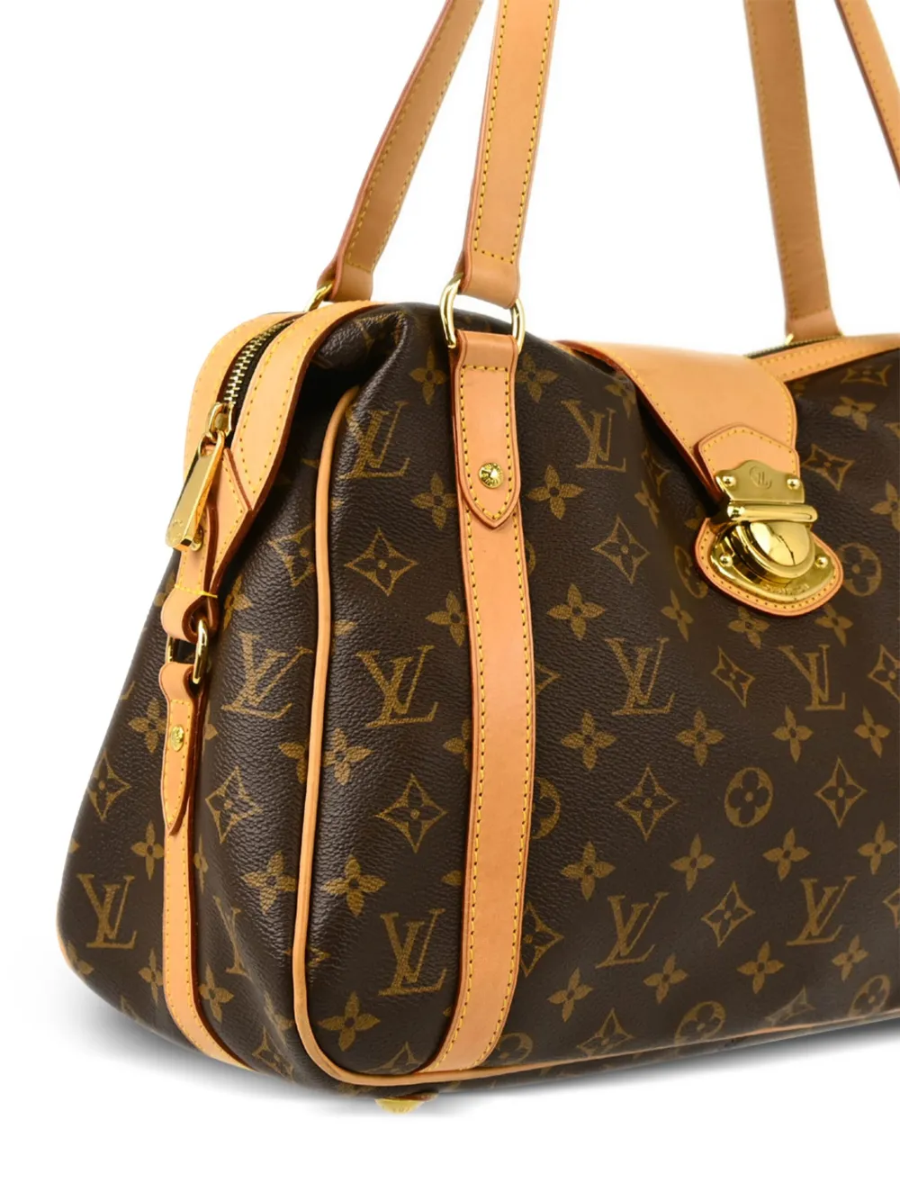 Pre-owned Louis Vuitton 2011 Stresa Pm Shoulder Bag In Brown