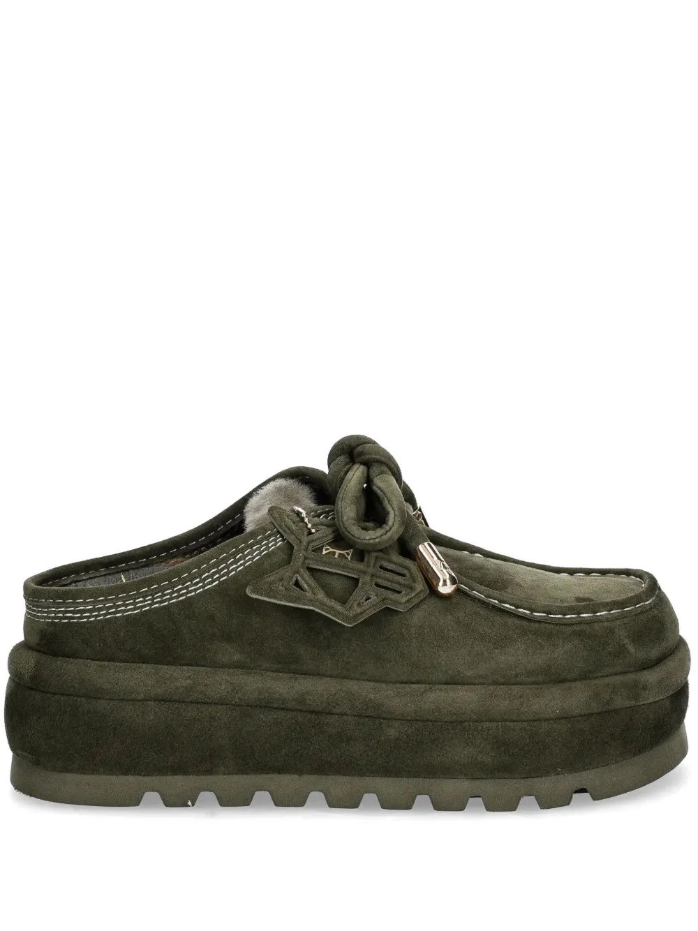 NAKED WOLFE Blizzard slippers Groen