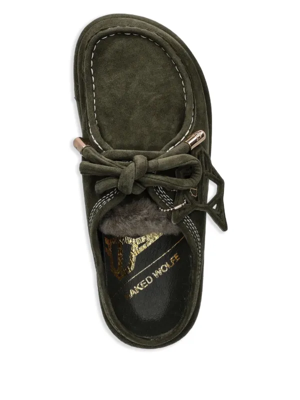 NAKED WOLFE Blizzard Slippers | Green | FARFETCH