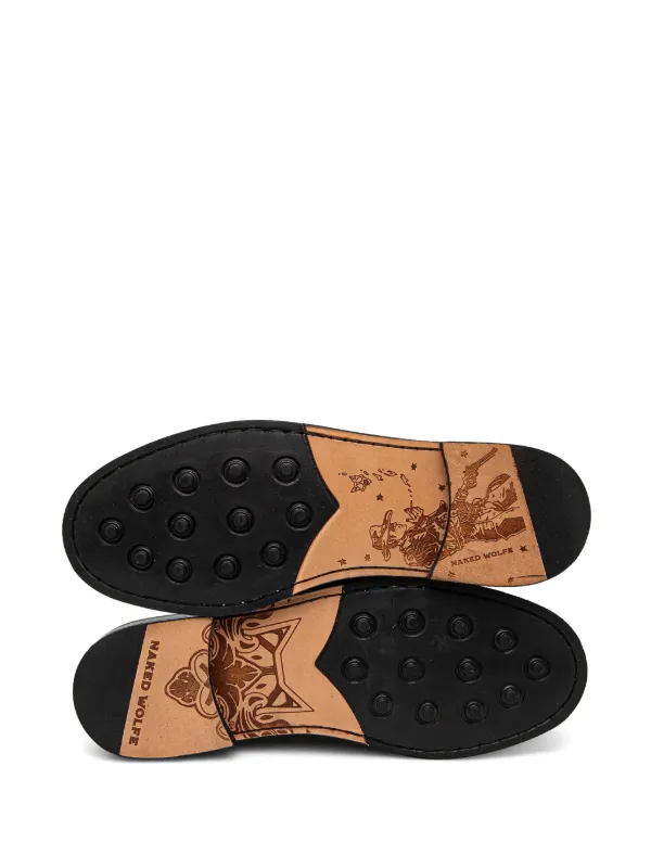 NAKED WOLFE Riviera Loafers | Black | FARFETCH JO