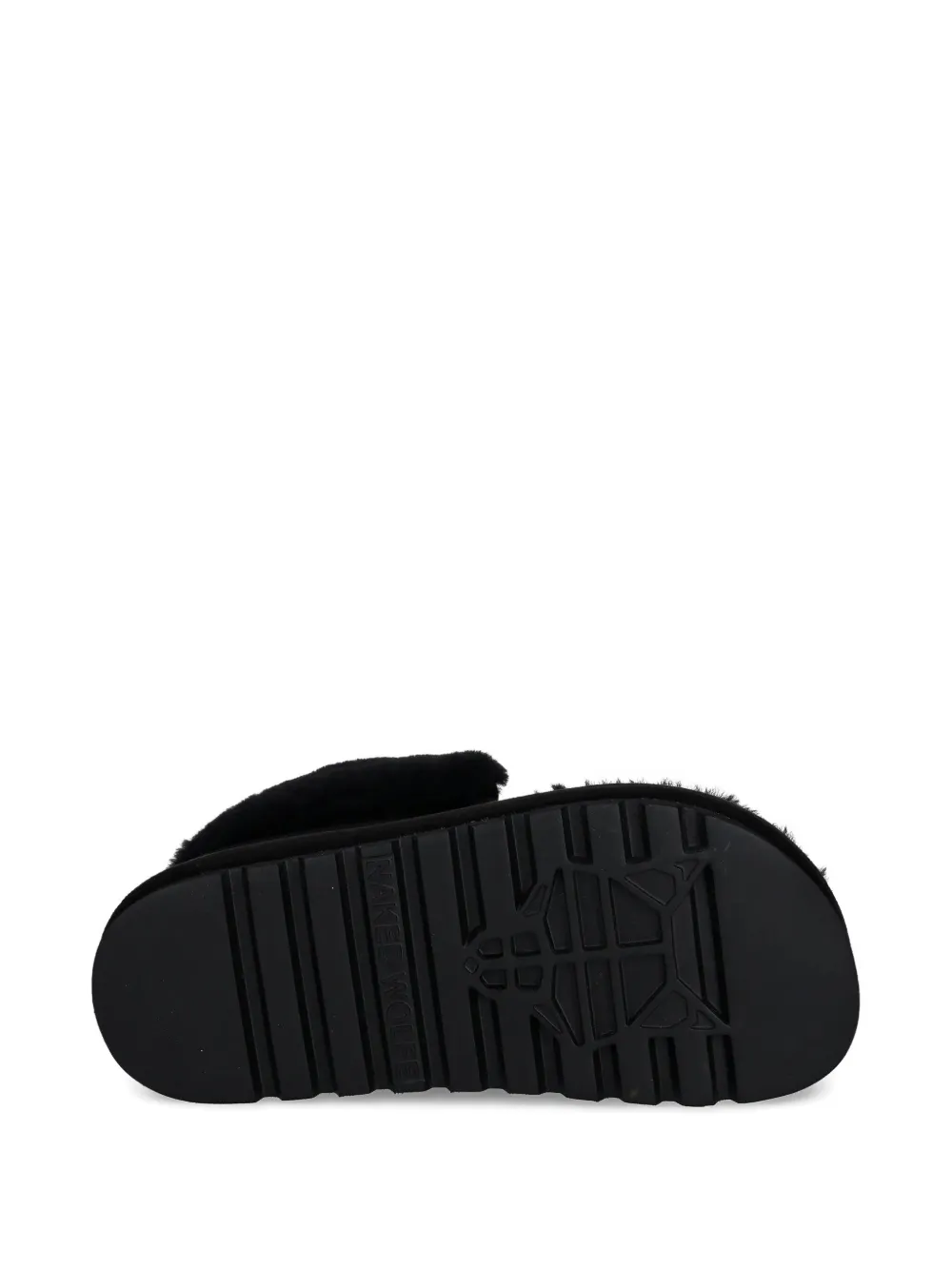 Naked Wolfe 60mm Bambi Shearling Boots In Black