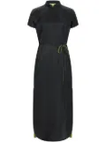 Shanghai Tang x Chen Man silk qipao dress - Black