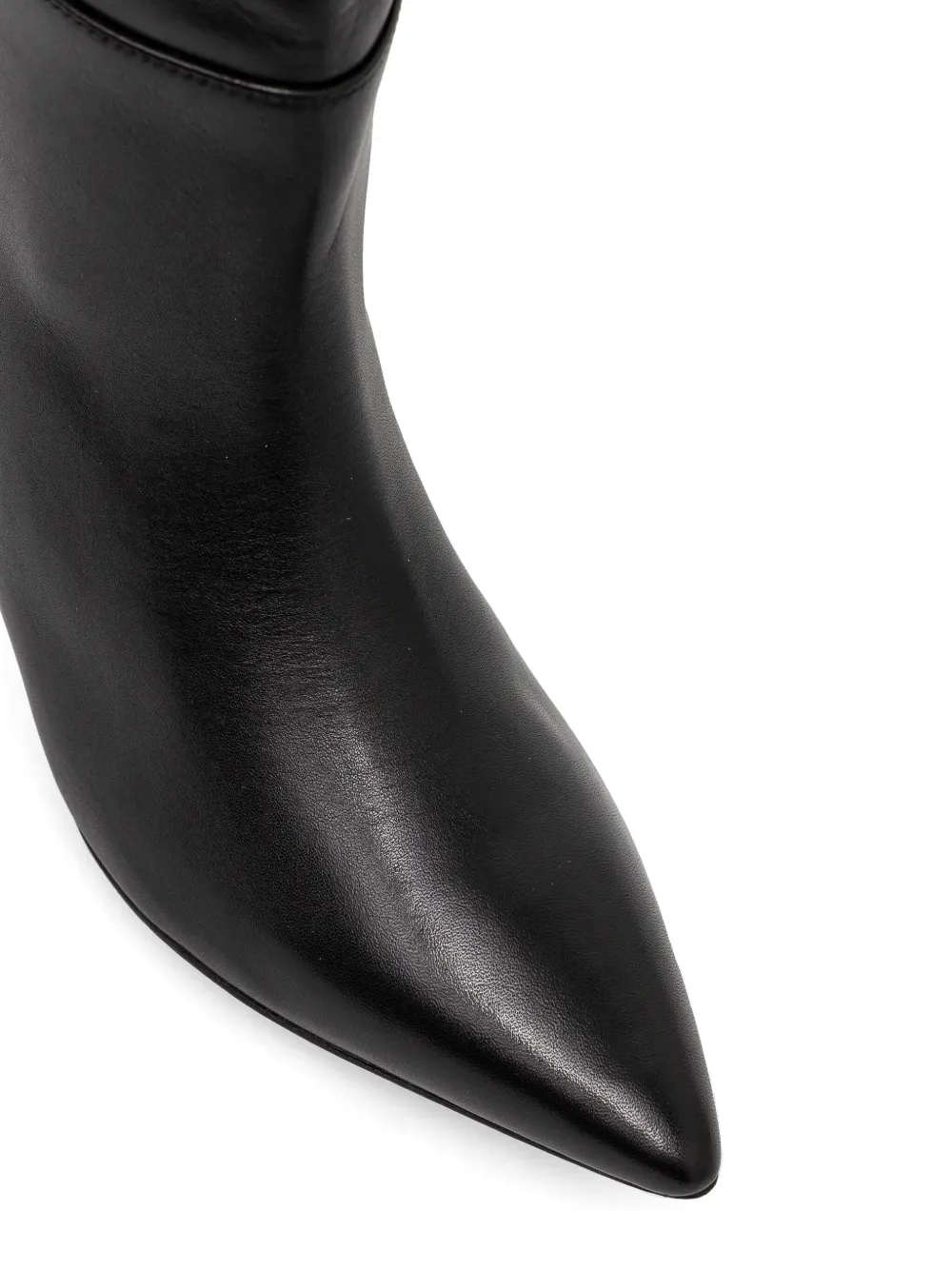 Patrizia Pepe leather boots Black