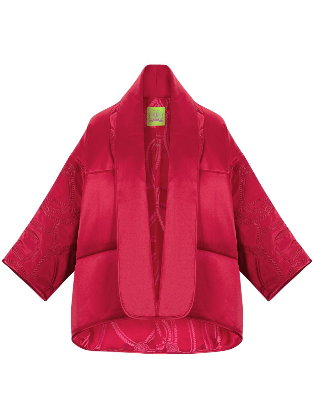 Infinite Knot silk jacket