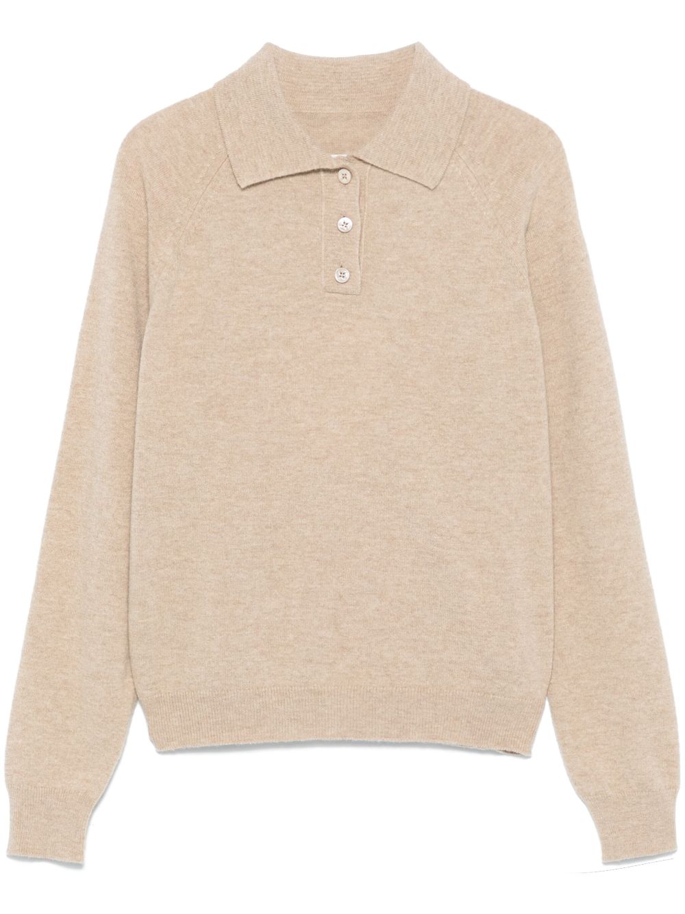 Maison Margiela wool polo top - Neutrals