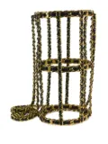 CHANEL Pre-Owned 1994 chain link bottle holder - Gold