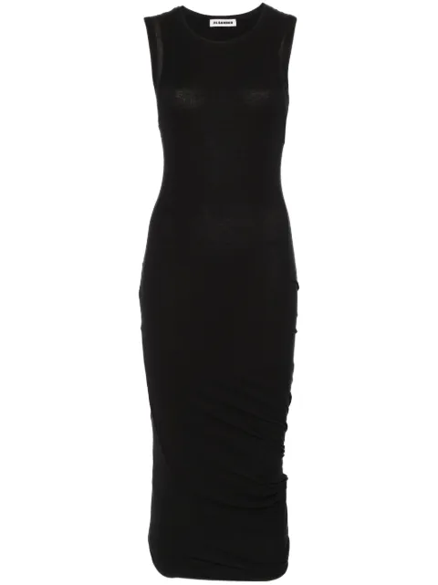 Jil Sander cotton midi dress