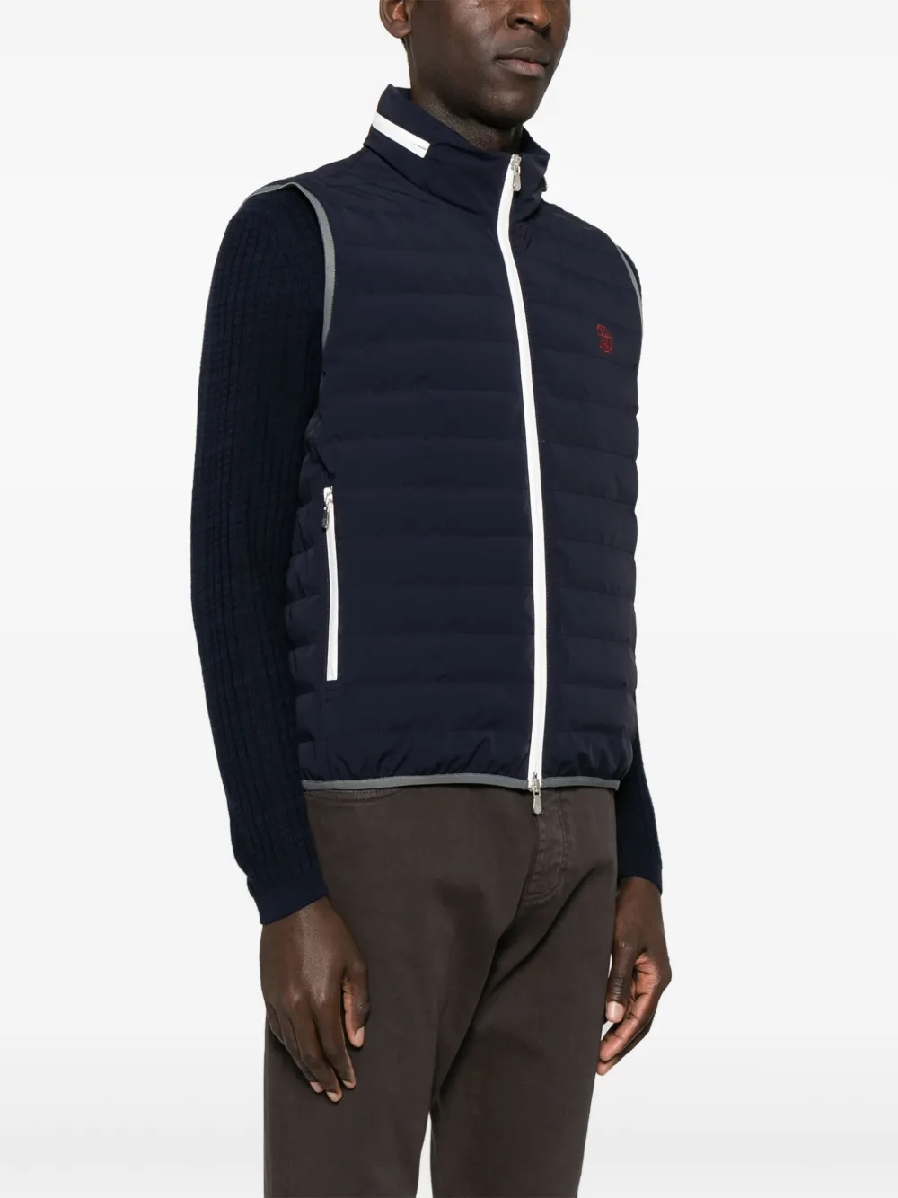 Brunello Cucinelli Bodywarmer Blauw