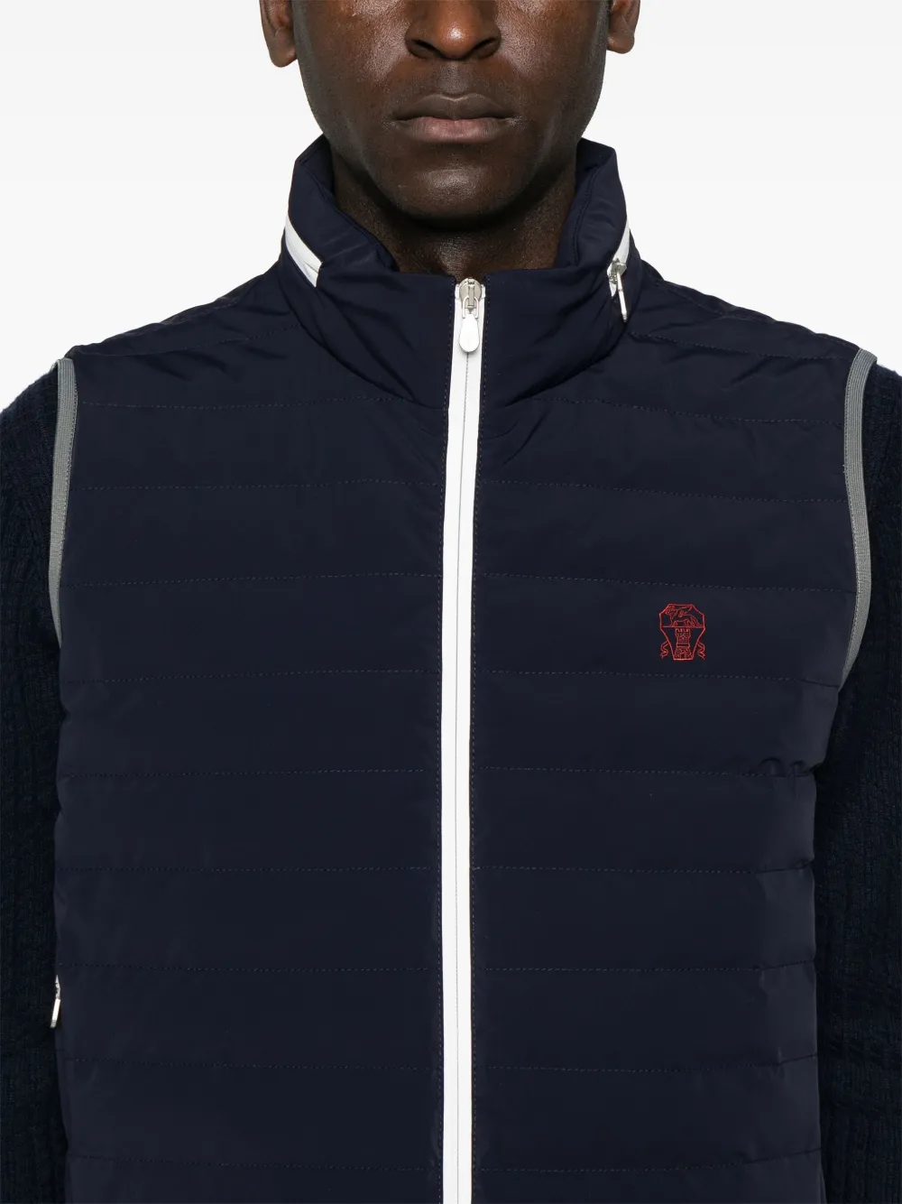 Brunello Cucinelli Bodywarmer Blauw