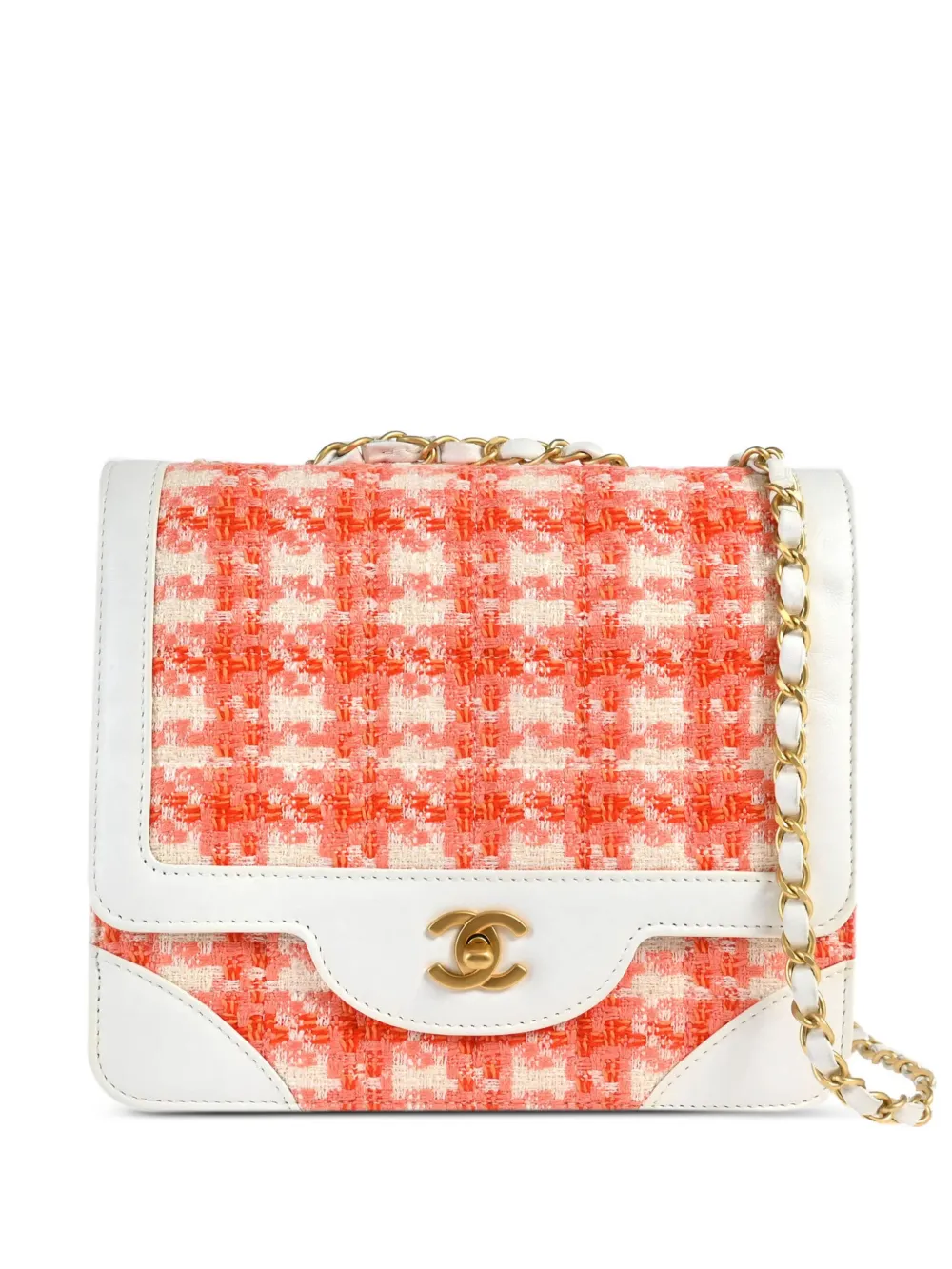 CHANEL Pre-Owned 2000 Classic Flap shoulder bag | Orange | Image 1