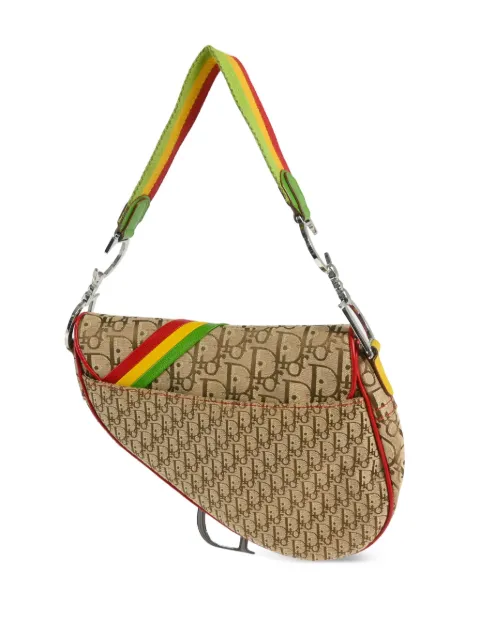 Christian Dior Pre-Owned 2004 Rasta Trotter Saddle bag 01RU0054 - 1