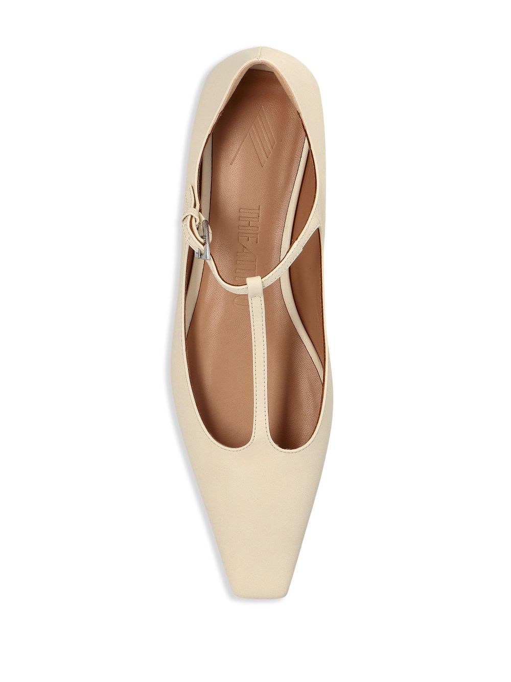 The Attico Juno ballerina's Beige